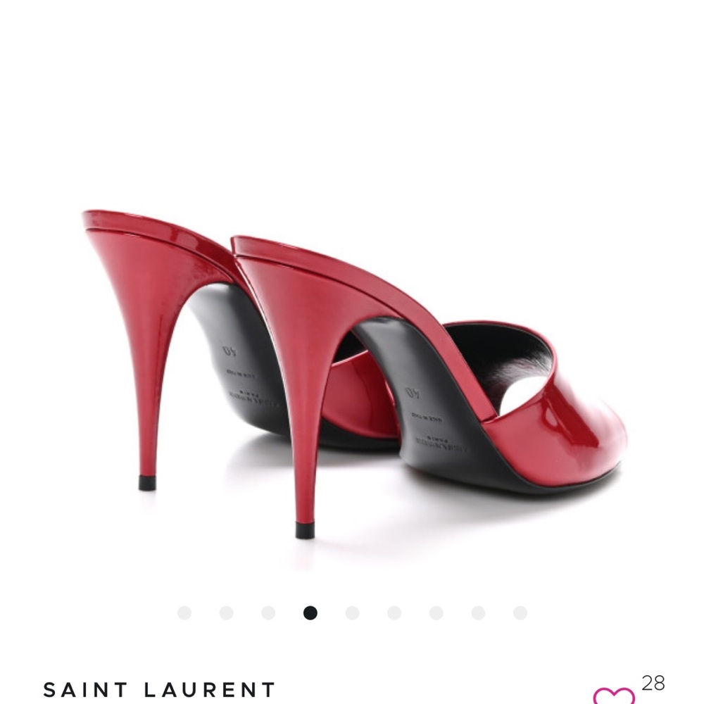 Saint Laurent Red Women's Heels NIB sz 38